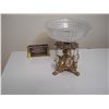 Image 1 : Brass and Crystal Glass Compote