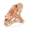 Image 2 : 23.21ct Morganite 14 K Rose Gold Ring