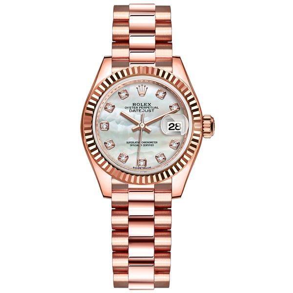 Rolex 28MM RG President Model # 279175