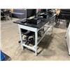 Image 2 : BLACK / GREY 72"W X 30"D X 36"H COMMERCIAL BIOMEDICAL LABORATORY TABLE WITH 3 MOBILE LABORATORY