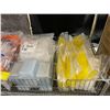 Image 2 : 3 BASKETS & LARGE BOX OF ASSORTED COMMERCIAL LABORATORY, PIPETTE TIPS, CENTRIFUGE TUBES, &