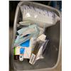 Image 8 : 5 BINS, 2 BIOHAZARD BUCKETS, 4 BOXES OF ASSORTED COMMERCIAL LABORATORY PRODUCTS, & 2 MOBILE