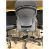 Image 2 : BLACK HIGH BACK MULTI ADJUSTABLE PADDED COMMERCIAL OFFICE STENO CHAIR ( RIBBED FABRIC )