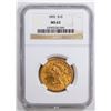 Image 1 : 1895 $10 Eagle Gold Coin NGC MS65