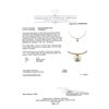 Image 3 : 0.36 ctw Diamond and Pearl Pendant And Chain - 14 & 18KT Yellow And White Gold
