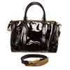 Chanel Boston Boston Bag Black Patent Leather
