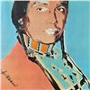 Image 3 : The American Indian Series (Blue) by Warhol (1928-1987)