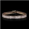 13.76 ctw Diamond 14K Yellow Gold Tennis Bracelet