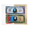 Image 1 : 500 and 1000 Dollar Bills by Steve Kaufman (1960-2010)