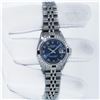 Image 4 : Rolex 26MM Ladies Stainless Steel Blue Roman Sapphire And Diamond Watch