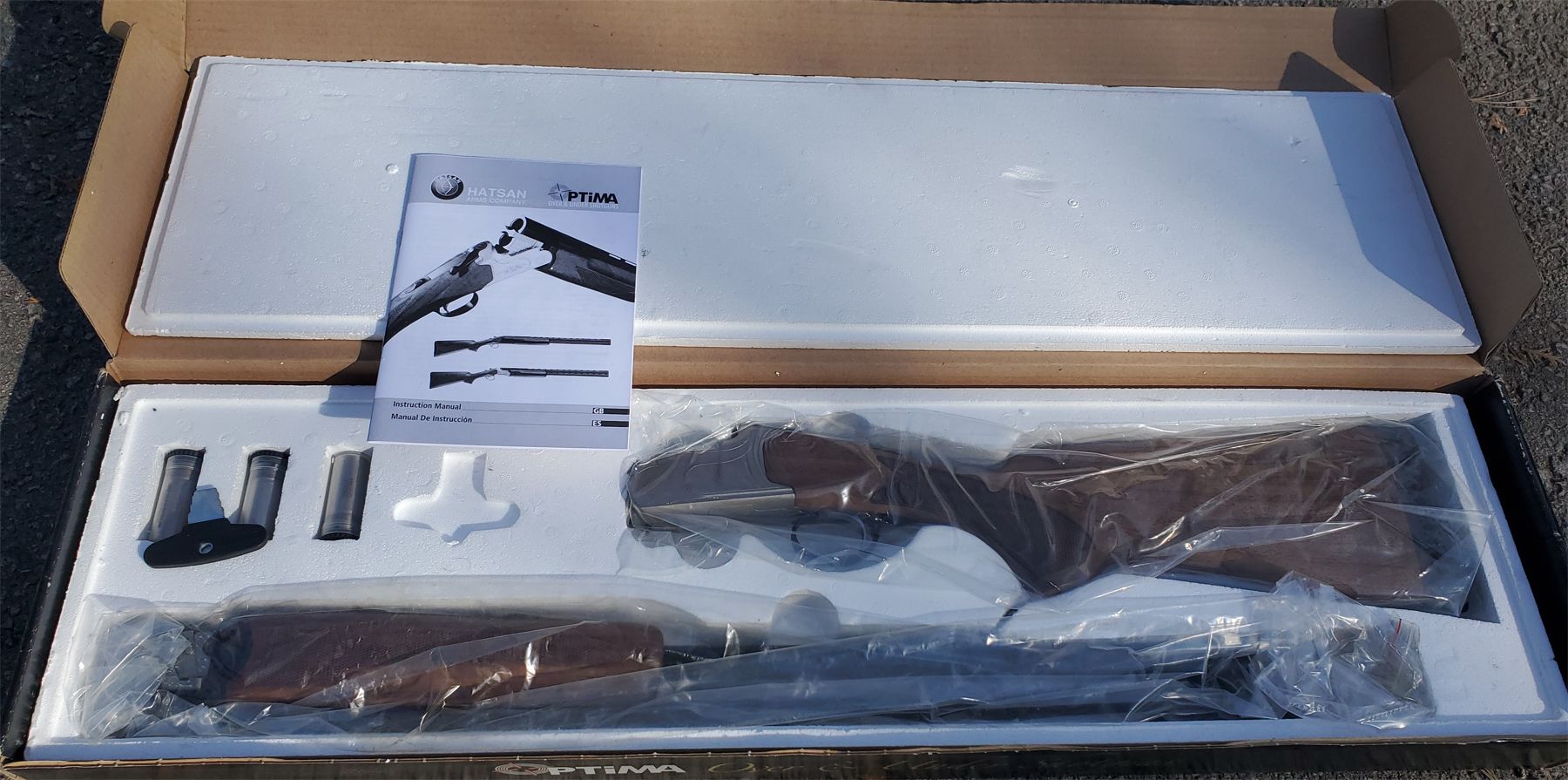 Hatsan Optima D12 12ga. - Silver 28' over under