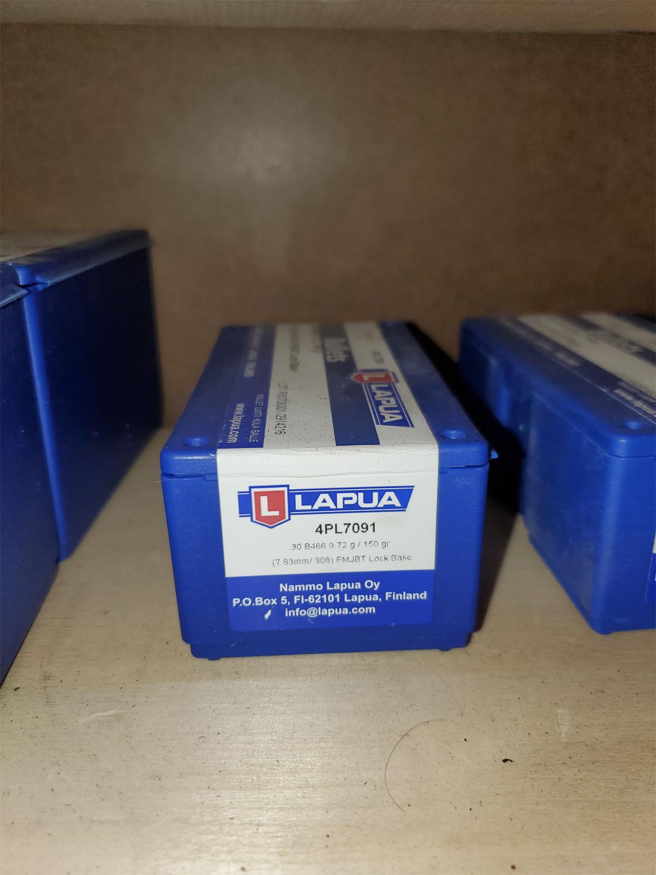 Lapua 7.83mm/.308 FMJBT 150gr Bullets For Reloading (box of 100 ...