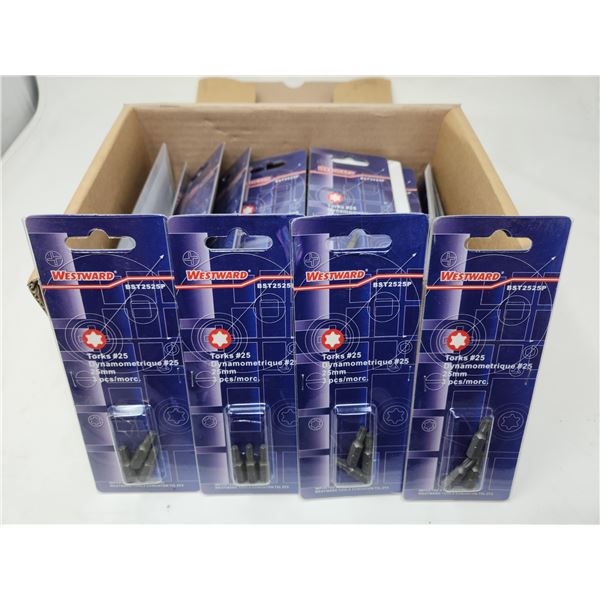 Box of Westward Drill Bits 3pc - 25mm