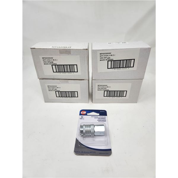 New Universal Couplers 1/4" (4 boxes)