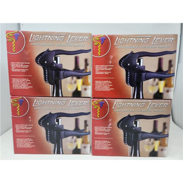 Lighting Lever Corkscrews (4pc)