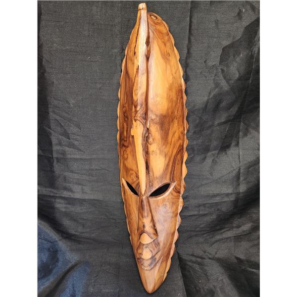Beautiful Vintage Burrell Wood African Mask
