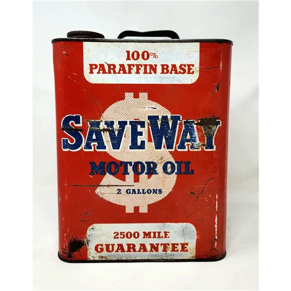 Vintage SaveWay Motor Oil (empty)