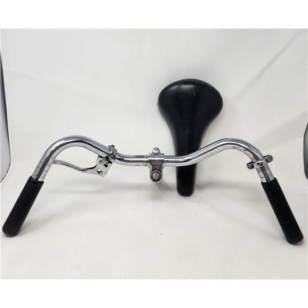 Vintage Bike Seat and Handle Bars