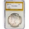 Image 1 : 1921-D Morgan Silver Dollar PGA MS64