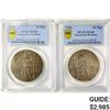Image 1 : 1701 Set [2] S24Mgr 14.5g Bruns.-Wolf. PCGS XF40