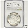 Image 1 : 1878-S Morgan Silver Dollar NGC MS63