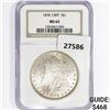 Image 1 : 1878 7/8TF Morgan Silver Dollar NGC MS62