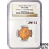 Image 1 : 1932[C] 1/2 Pice India Bronze NGC MS64 RD