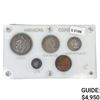 Image 1 : 1883 Hawaiian Coin Set (5 Coins)