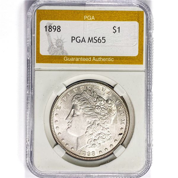 1898 Morgan Silver Dollar PGA MS65