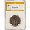 Image 1 : 1827 Coronet Head Large Cent PGA MS60