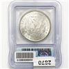 Image 2 : 1884-CC Morgan Silver Dollar ICG MS64