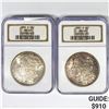 Image 1 : [2] 1880-S Morgan Silver Dollar NGC MS65