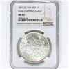 Image 1 : 1891-CC Morgan Silver Dollar NGC MS62 VAM-3 Spit.