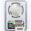 Image 2 : 1891-CC Morgan Silver Dollar NGC MS62 VAM-3 Spit.