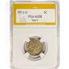 Image 1 : 1913-D Buffalo Nickel PGA AU58 T2