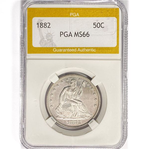 1882 Seated Liberty Half Dollar PGA MS66