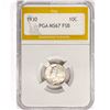 Image 1 : 1930 Mercury Silver Dime PGA MS67 FSB