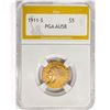 Image 1 : 1911-S $5 Gold Half Eagle PGA AU58