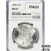 Image 1 : 1890-S Morgan Silver Dollar NGC MS62