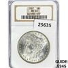 Image 1 : 1887 Morgan Silver Dollar NGC MS65