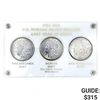 Image 1 : 1921 Morgan Dollar Set [3 Coins]