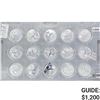 Image 1 : 2016 Silver Chinese Pandas [15 Coins]