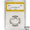 Image 1 : 1917 Standing Liberty Quarter PGA MS63 FH Type 2