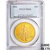 Image 1 : 1924 $20 Gold Double Eagle PCGS MS66