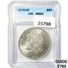 Image 1 : 1878-CC Morgan Silver Dollar ICG MS62