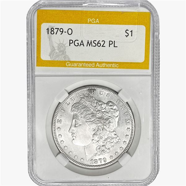 1879-O Morgan Silver Dollar PGA MS62 PL