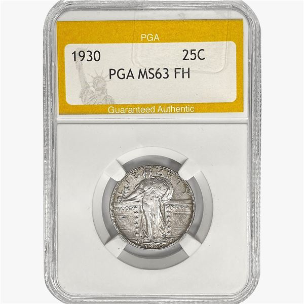 1930 Standing Liberty Quarter PGA MS63 FH