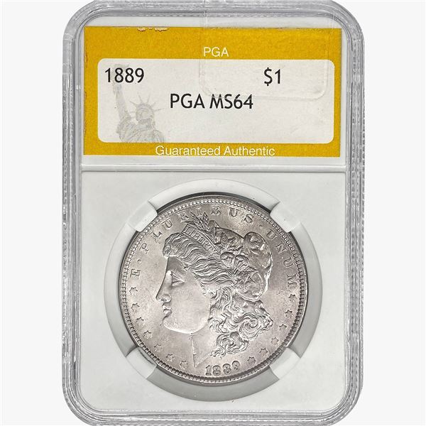 1889 Morgan Silver Dollar PGA MS64
