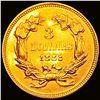 Image 2 : 1882 $3 Gold Piece GEM BU+ PL