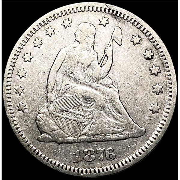 1876 Seated Liberty Quarter CLOSELY UNCIRCULATED